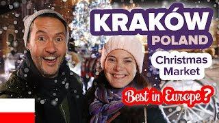 Magical Christmas Market in Kraków Poland. Must Visit! Best Christmas Market in Europe.