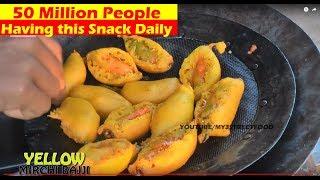 50 Million People Having Daily This Evening Snack | Stuffed Chilly Fritter