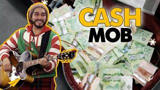 AMAZING - Flash Mob / Cash Mob - Hundreds of Dollars in Seconds!