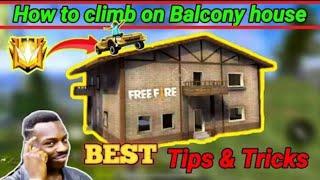 TOP 10 BALCONY HOUSE STRATEGY IN FREE FIRE || TIPS AND TRICKS IN FREE FIRE