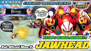 When Jawhead Is Kind, Can Help Bruno Savage! Ex Top 1 Global Jawhead S14 - Mobile Legends