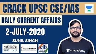 2nd-July-2020 | Daily Current Affairs for UPSC CSE/IAS | Sunil Singh