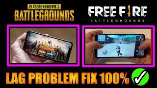 FREE FIRE & PUBG LAG PROBLEM FIX 100% WORKING || TOP 10 TIPS TO FIX LAG PROBLEM IN FREE FIRE & PUBG.