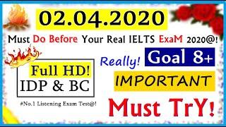 IELTS LISTENING PRACTICE TEST 2020 WITH ANSWERS | 02.04.2020