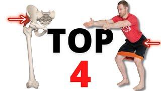 Top 4 Hip Strength & Stability Exercises (NO MORE HIP PAIN)