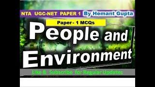 UGC NET Paper 1 people development and environment | ugc net December 2019