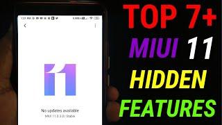 MIUI 11 Top 7+ Hidden Features || MIUI 11 Secret & Advance Features 