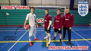 Street Panna vs Pro England Futsal Players!! Insane Goals + Skills!