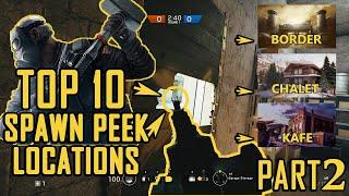 Top 10 Spawn Peek Locations Part 2 بهترین مکان های اسپان کیل