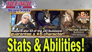 Bleach Brave Souls After the Festival Machine Society Stats & Abilities!