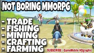 TOP 5 NOT BORING MMORPG With Trade system, fishing, farming, crafting Android/IOS | LOW SIZE