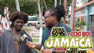 TRICK QUESTIONS EPISODE 14 || OCHO RIOS JAMAICA|| FATHER AND SONS TV|| @kirky_vybz1||