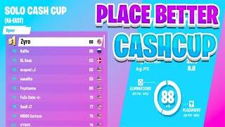 How to place WAY BETTER in SOLO CASH CUPS (top 10)