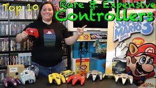 My Top 10 RARE and EXPENSIVE Video Game Controllers in the Collection!