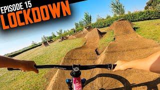 RIDING THE NEW BACKYARD PUMP TRACK IS THE BEST!! LOCKDOWN EP15