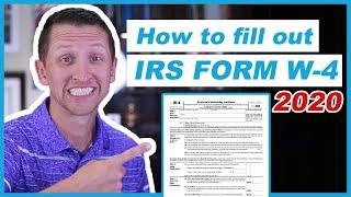 How to fill out the IRS Form W4 2020