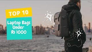 ✅Top 10 Best Laptop Bag Under Rs. 1000| Tech Backpacks Or School -Collage Backpack  | 2020