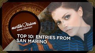 TOP 10: Entries from San Marino 