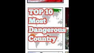 Top 10 Most Dangerous Country