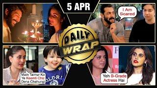 Salman Khan Scared Of Lockdown, Rangoli SLAMS Taapsee, Stars Light Candle And Diya's | Top 10 News