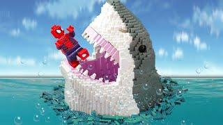 Lego City | Top 10 Movie Lego SHARK ATTACK Superhero Avengers | Lego Stop Motion