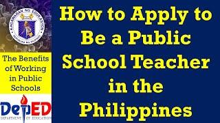 How to Apply to Be a Public School Teacher