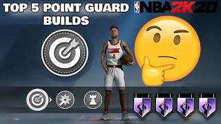 THE TOP 5 BEST POINT GUARD BUILDS IN NBA 2K20 BEFORE CHRISTMAS