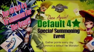 [SUMMONERS WAR] Top 10 Nat 4's For The Summoning Event