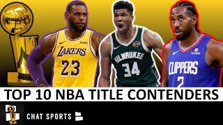 Top 10 NBA Title Contenders Post NBA All-Star Break Featuring The Lakers, Bucks, Celtics & Clippers