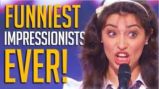 Top 10 Funniest Voice Impressionists on Got Talent EVER!