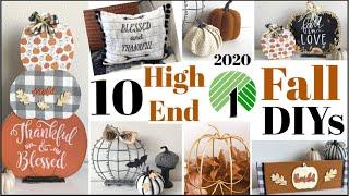 10 Fall Dollar Tree DIYs 2020 | Target Dupes | Quick & Easy Under 5 Minutes Crafts