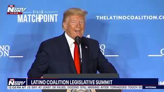 PRESIDENT TRUMP addresses Latino Coalition Legislative Summit in DC