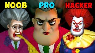 NOOB vs PRO vs HACKER - Scary Teacher 3D