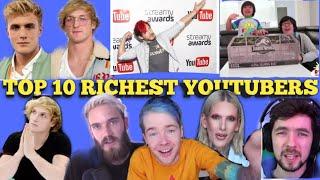 TOP 10 RICHEST YOUTUBERS IN WORLD