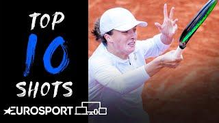 Top 10 Shots - Women's | Roland Garros 2020 | Eurosport