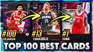 TOP 100 BEST CARDS IN NBA 2K21 MyTEAM!!