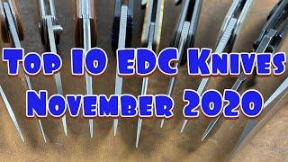 Top 10 EDC Knives of November, 2020