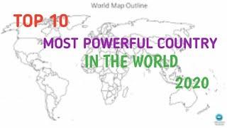 Top 10 most powerfull country in the world 2020 video