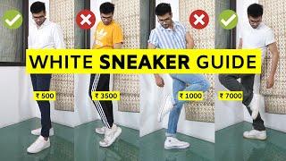 4 BEST White Sneakers for Men | Shoes for Men | BYB Fashion Hindi by San Kalra