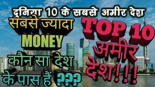 दुनिया के  10 सबसे अमीर देश 2020 -Top 10 Richest Country In The World 2020/Rank of India in Money