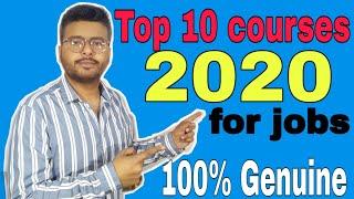 Top 10 courses in 2020  Get instant job and earn 1,00,000, 100%, work from anywhere, Jobs in India