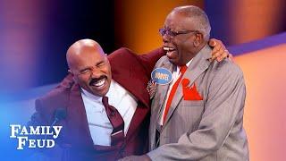 CRAZY! Norvel MISSES the buzzer... and still WINS! | Family Feud