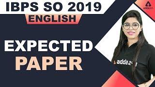 IBPS SO Pre 2019 | English | Expected Paper