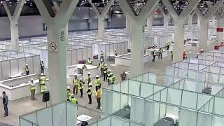 Chicago transforms auto show center into field hospital