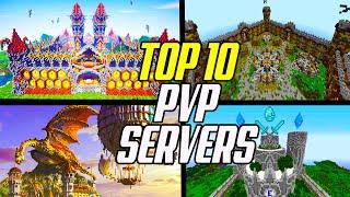 Top 10 Minecraft PVP Servers (KitPVP/Factions/Duels)