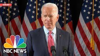 Biden Lays Out His Plan For Coronavirus  | NBC News NOW