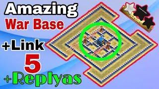 New Th12 Anti 1 Star War Base | New Th12 Island war Base | 5 Replyas Proof With Link