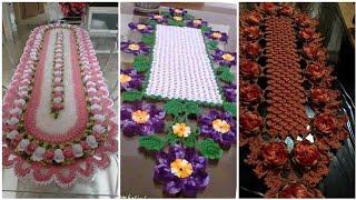 Top Class And Luxury Crocheting Flowers Lace Table Mats And Table Runners Designs Ideas
