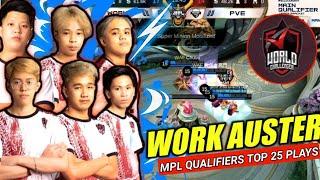 Work Auster Force Top 25 Plays MPL S7 QUALIFIERS (First Team secured MPL SLOT)