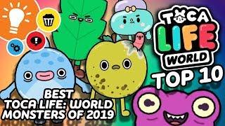 TOP 10 MONSTERS OF 2019 IN TOCA LIFE WORLD - Toca Boca Top 10